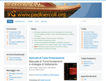 Tablet Screenshot of paoloercoli.org